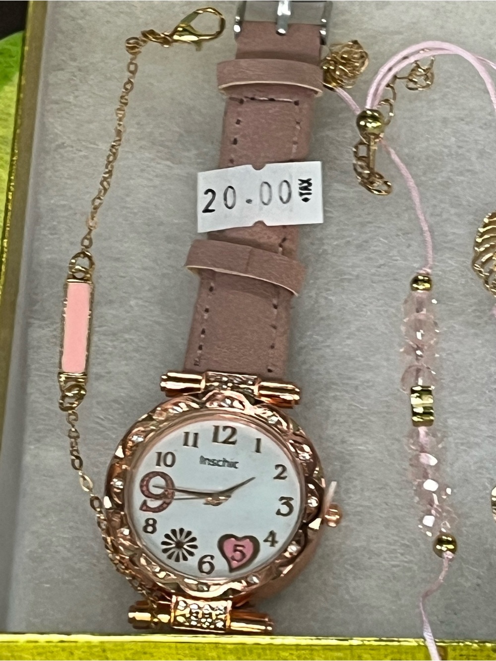 Watch and anklet set